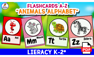 ANIMAL ALPHABET - Flashcards for Kids