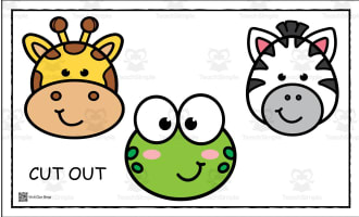 Animal Fun Make the Match Preschool/Homeschool Activity