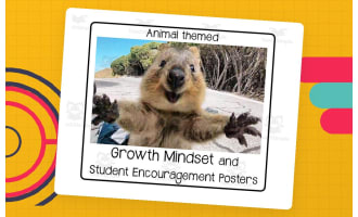 Animal Themed Growth Mindset Posters