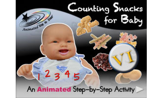 Animated Activity: Counting Snacks VI