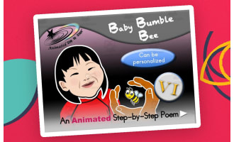 Animated Poem: Baby Bumble Bee VI