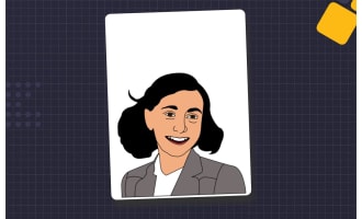 Anne Frank Illustration – Color & Line Art Set