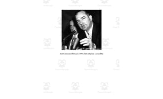 Anti-Communist Frenzy in 1950s (McCarthyism) Lesson Plan