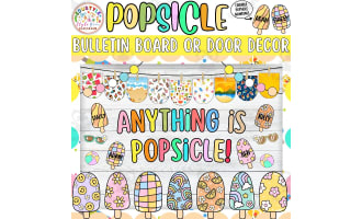 Anything is Popsicle!: Popsicle & Summer Bulletin Board or Door Decor