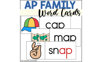 AP Word Family Word Wall Cards