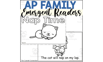 AP Words Emergent Reader: Nap Time