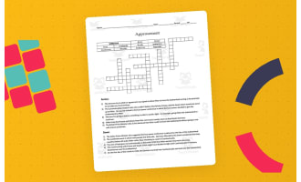 Appeasement Crossword Puzzle and Word Search Packet