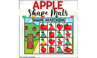 Apple 2D Shapes Matching Mats