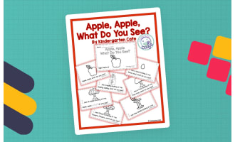 Apple, Apple, What Do You See? | Emergent Reader Book