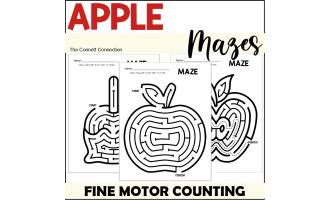 Apple Maze Printables