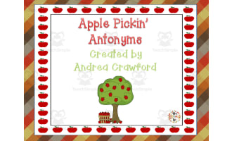 Apple Pickin' Antonyms