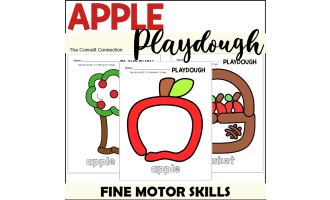 Apple Playdough Mats
