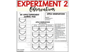 Apple Science Experiment - Observing Apples