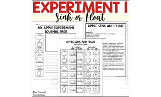 Apple Science Experiment - Sink or Float