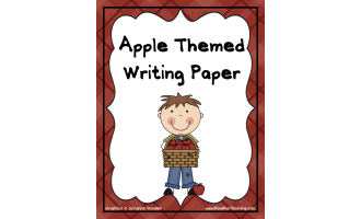 Apple Themed Writing Activity