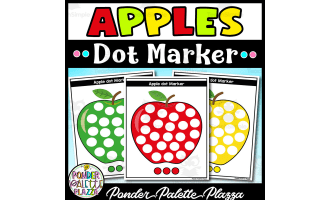 Apples Dot Marker Activity