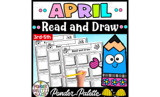 April Read and Draw  - No Prep