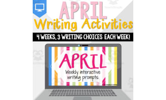 April Weekly Interactive Writing Prompts | Poetry Month Writing Prompt