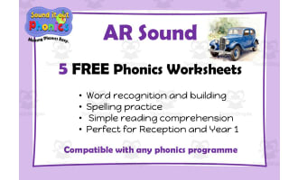 AR 5 FREE Phonics Worksheets