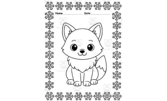 Arctic Animals Coloring Pages worksheet activity printables