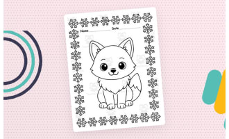 Arctic Animals Coloring Pages worksheet activity printables