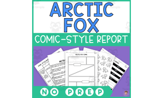 Arctic Fox Comic-Style Report (Arctic Animals)