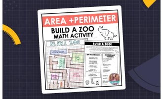 Area and Perimeter: Build a Zoo Activity
