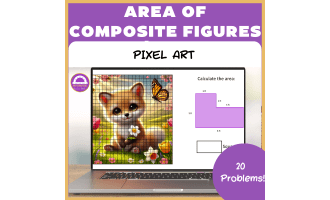 Area of Composite Shapes Pixel Art