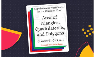 Area of Polygons – CCSS 6.G.A.1 Worksheets