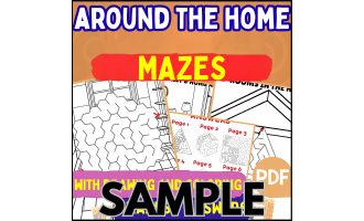 Around the Home Maze: 1 Page Sample (PDF)