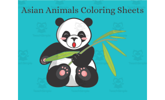 Asian Animals Coloring Pages
