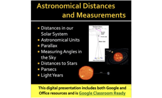 Astronomical Distances and Measurements in Space - Lesson Bundle