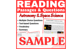 Astronomy & Space Science: SAMPLE Reading Comprehension Passage (Word)