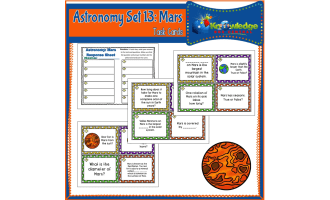 Astronomy Task Cards: Set 13: Mars - EBOOK