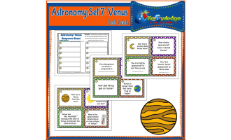 Astronomy Task Cards: Set 7: Venus - EBOOK