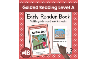 "At The Zoo" | Early Reader Book #18 | Guided Reading Level A