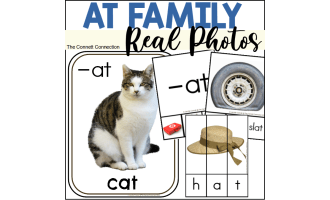AT Word Family Activities with Real Photographs