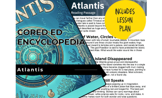 Atlantis Reading Comprehension Passage - Cored Ed Encyclopedia