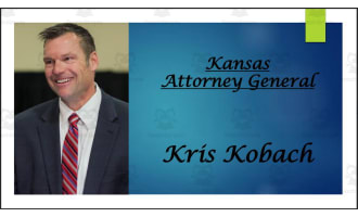 Attorney General Kris Kobach (KS) BIO PPT