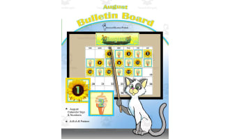 August Calendar Bulletin Board