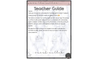 Australia and its Location Reading Packet