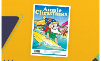 Australian Christmas Colouring Pages