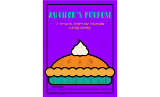 Author's Purpose PIE Sorting Activity