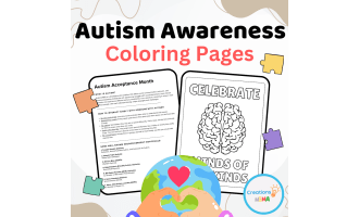 Autism Acceptance – Coloring Pages for Awareness