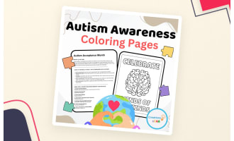 Autism Acceptance – Coloring Pages for Awareness