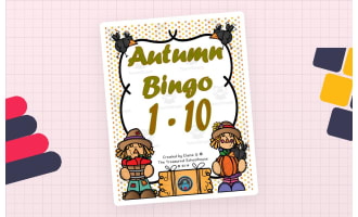 Autumn Math Bingo 1-10