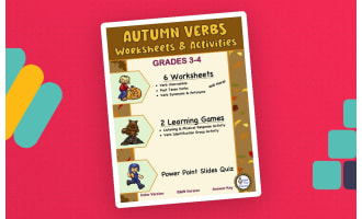AUTUMN VERBS Worksheets and Activities