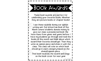 Awards: Creative Book Awards