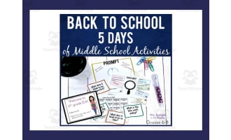 Back to School - 5 Days of Activities