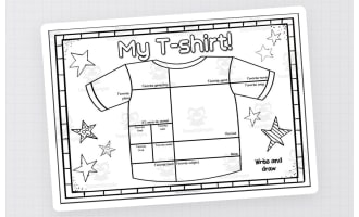 Back to School – All About Me T-Shirt Activity